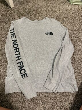 The North Face Heather Gray Women's Logo Crew Neck Tee